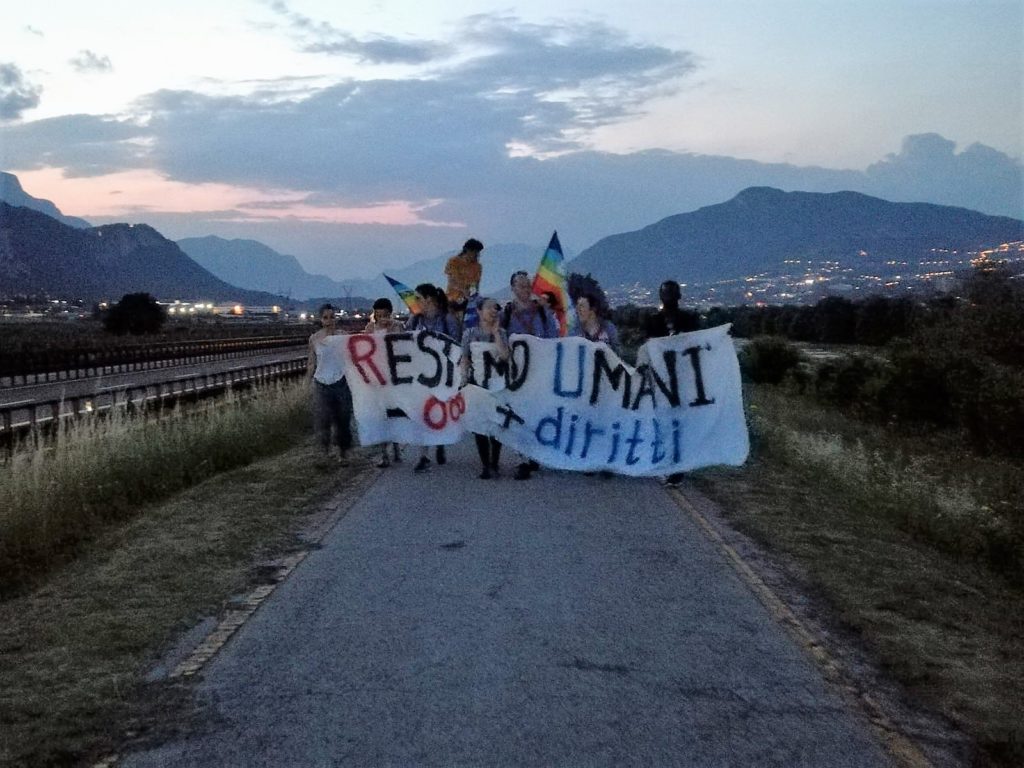 Anche la Tribù in marcia da Trento